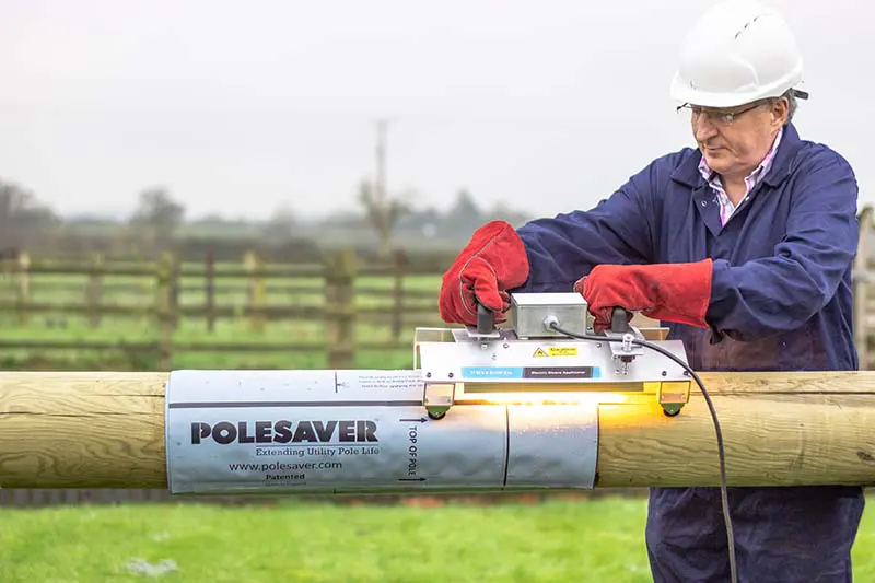 Polesaver Electric Sleeve Applicator